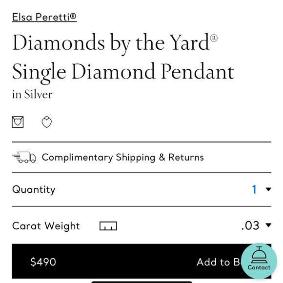 Tiffany & Co Single Diamond by the Yard Silver - Picture 6 of 7